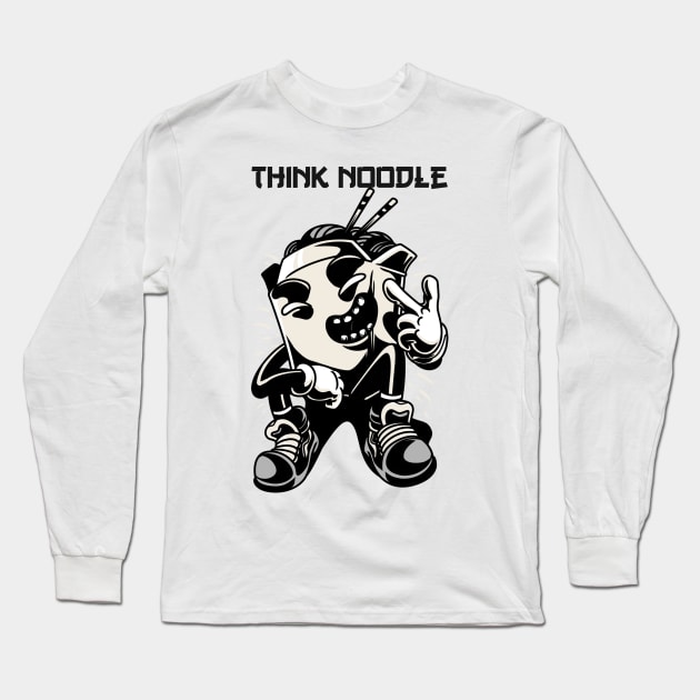 Think Noodle Long Sleeve T-Shirt by ReadyOrNotDesigns 